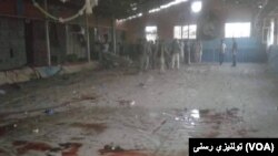 На месте теракта в спортивном клубе в Кабуле