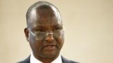 FILE - Taban Deng Gai, first vice president of South Sudan, attends the 34th session of the Human Rights Council at the European headquarters of the United Nations in Geneva, Switzerland, Feb. 27, 2017.