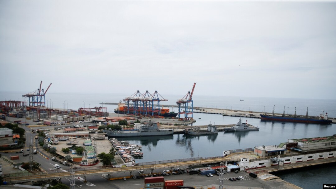 Una vista del puerto bolivariano de la Guaira, en la Guaira, Venezuela, 18 de junio de 2024.