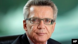 Le ministre allemand de l'Intérieur Thomas de Maizière.