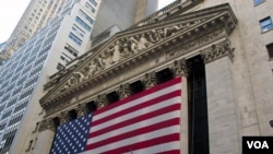 Bursa saham di New York yang dikenal sebagai 'Wall Street' (foto: dok).