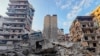 Rubble lies at a site damaged in the aftermath of Israeli strikes on Beirut's southern suburbs, amid the ongoing hostilities between Hezbollah and Israeli forces, Lebanon, Nov. 7, 2024. 