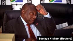 South African President Cyril Ramaphosa