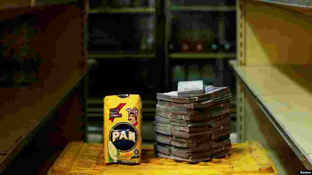 Un kg de harian de maíz cuesta 2.500.000 bolívares, equivalente a 0,38 dólares.