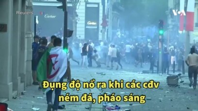 Mừng chiến thắng biến thành bạo động tại Pháp