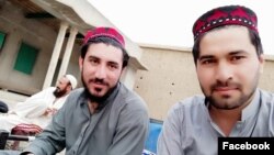 حیات پریغل د پشتون ژغورنې غورځنگ مشر منظور پشتین سره ناست دی 