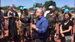 António Guterres à Bangassou en Centrafrique (vidéo)