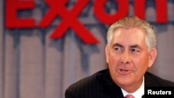 FILE - FILE - US Secretary of State and Former Exxon Chief Executive Officer, Rex W. Tillerson.