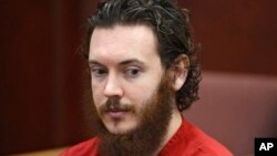 Tersangka kasus pembantaian di bioskop di Amerika, James Holmes.