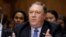 El Secretario de Estado de EE.UU. Mike Pompeo testifica ante el Comité de Relaciones Exteriores del Senado titulada "Una actualización sobre la diplomacia estadounidense para avanzar en nuestra estrategia de seguridad nacional", en el Capitolio, en Washington, el 25 de julio de 2018. REUTERS / Aaron Bernstein -