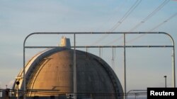 지난해 12월 미국 캘리포니아주 샌클레멘테에 위치한 원자력발전소 내 원자로. (자료사진)