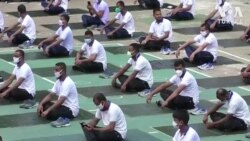 Bangladeşli Polislerden Corona’ya Karşı Yoga