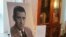 FILE - A previously unseen photo of author J.D. Salinger is displayed at the University of New Hampshire in Durham, N.H., Jan. 22, 2019.