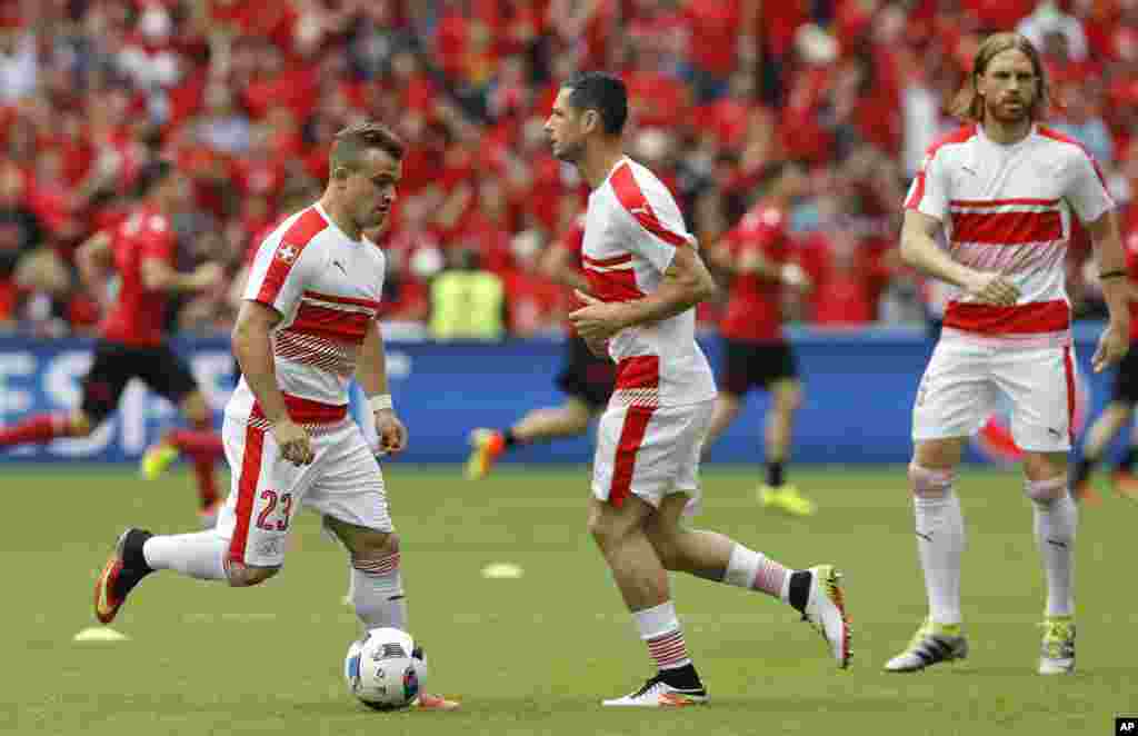 Soccer Euro 2016 Albania Switzerland