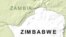Map of Zimbabwe
