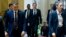 FILE—U.S. Secretary of State Antony Blinken, center, walks to meet with Egyptian Foreign Minister Sameh Shoukry, in Cairo, Egypt, March 21, 2024. 