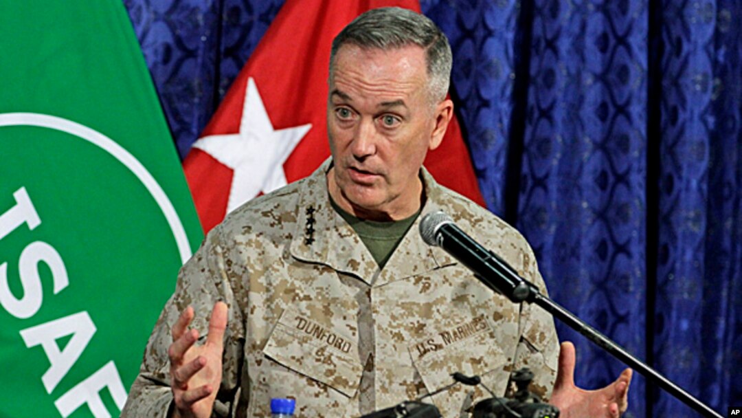 Jenderal AS Joseph Dunford menyatakan "penyesalan yang mendalam" atas insiden dalam serangan misil hari Kamis (28/11).