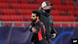 Jurgen Klopp da Mohamed Salah.