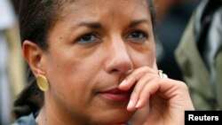 La secretaria de Seguridad Nacional, Susan Rice, se reunió con el presidente Hamid Karzai durante dos horas en Kabul.