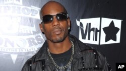 FILE - In this Sept. 23, 2009 photo, DMX arrives at the 2009 VH1 Hip Hop Honors at the Brooklyn Academy of Music, in New York.