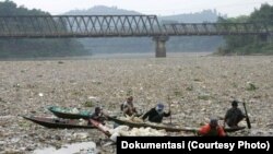 Sungai Citarum masuk dalam daftar 10 tempat paling tercemar di dunia tahun 2013 (foto: dok)