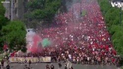 Thousands of Soccer Fans March to Hungary’s Euro 2020 Clash Against France 