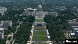 미국 독립 250주년 기념일을 앞두고 바라본 내셔널 몰(National Mall)의 전경.