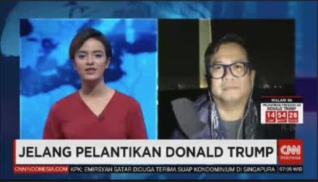 Laporan Langsung VOA untuk CNN Indonesia: Jelang Inaugurasi Trump