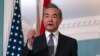 FILE - China's foreign minister Wang Yi before a meeting with U.S. Secretary of State Antony Blinken in Washington, D.C., Oct. 26. 
