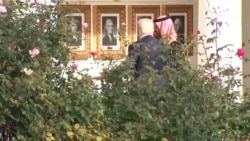 پیاده‌روی و گفت‌وگوی ترامپ و بن‌سلمان در کاخ سفید