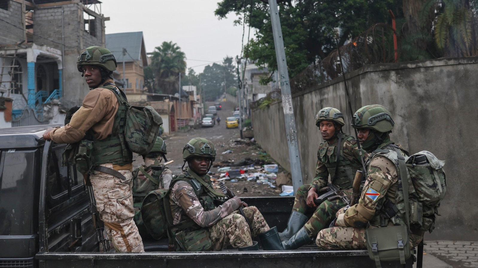 Membros do grupo armado M23, 29 janeiro 2025