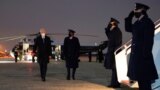 President Joe Biden walks to board Air Force One for a trip to Camp David, Feb. 12, 2021, in Andrews Air Force Base, Md. 