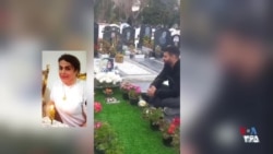 مویه‌خوانی پسر افسانه رضویان، زنی که در اعتراضات چالوس کشته شد
