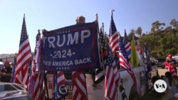 California Trump supporters celebrate victory