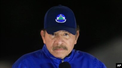 El presidente de Nicaragu, Daniel Ortega.