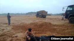 李孟忠被徵地者唆使閒散人員打暈