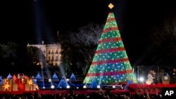 Este año se celebra la 92 ceremonia de iluminación anual del árbol de navidad a pocos pasos de la Casa Blanca.