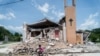 Crkva svete Ane u Šardonjeu, uništena u zemljotresu, 18. avgusta 2021.