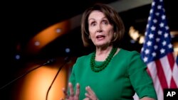 Ketua DPR Nancy Pelosi di Gedung Capitol, Washington, D.C., 15 Oktober 2019. (Foto: dok).