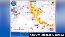 د حماسي غضب د عملیاتو لومړیو سلو ساعتونو کې د بریدونو سیمې