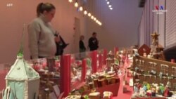 Կոճապղպեղով հացից ավելի քան հարյուր տներ ցուցադրված են Ստոկհոլմի ճարտարապետության թանգարանի մրցույթում