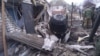 俄罗斯边境城市别尔哥罗德（Belgorod）市长发布的照片，显示该地区遭到一枚导弹攻击后的情况。（2024年1月2日）