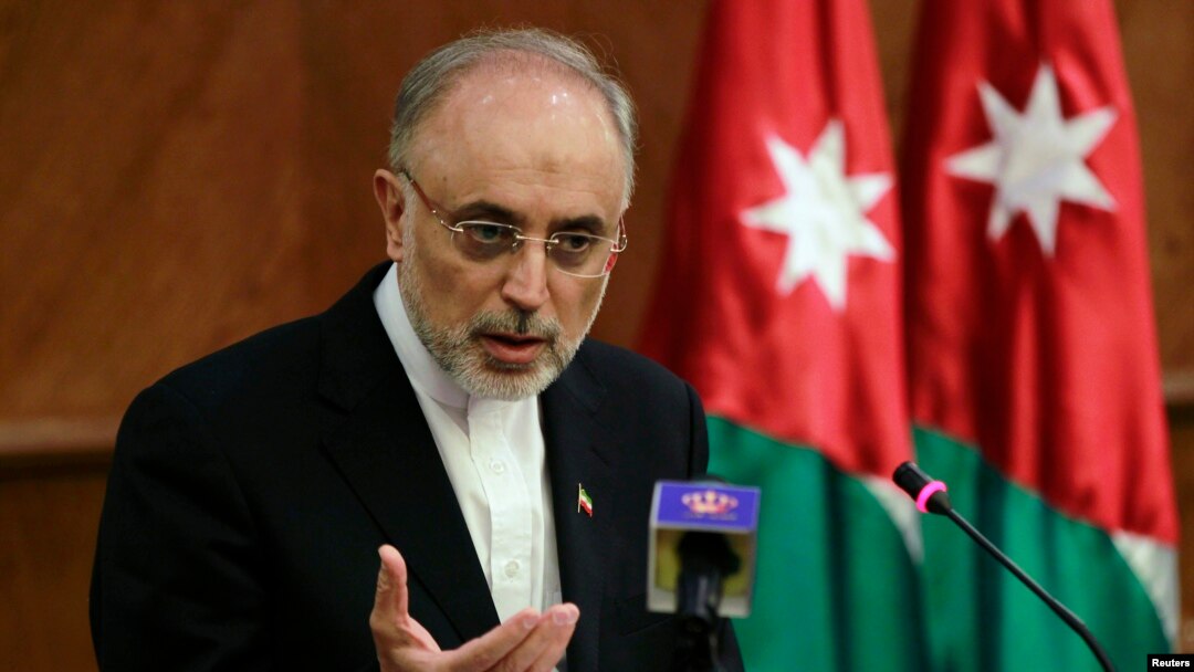 Ali Akbar Salehi, kepala badan energi atom Iran.