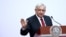 FILE - Mexico's President Andres Manuel Lopez Obrador gives a speech marking the first 100 days of his presidency at the National Palace in Mexico City, Mexico, March 11, 2019. 
