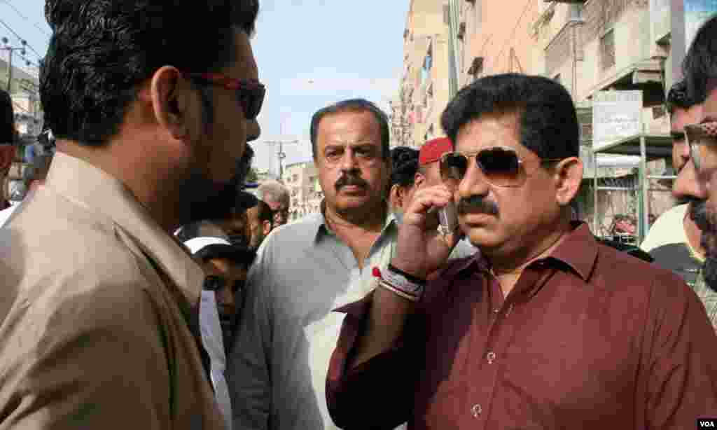 ممبر صوبائی اسمبلی جاوید ناگوری نے بدھ کی شام جائے حادثہ کا دورہ کیا