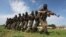 Masked militants from Islamic Jihad are seen during a training exercise, (File photo).