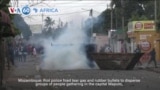 VOA60 Africa - Mozambique: Clashes in Maputo ahead of demonstrations against election results