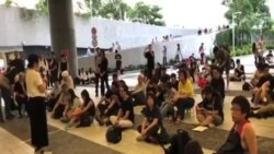 香港立法會示威區2019年6月18日下午實況