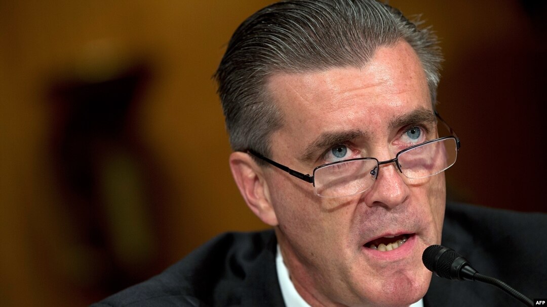 FILE - Ambassador to Pakistan Richard Olson.