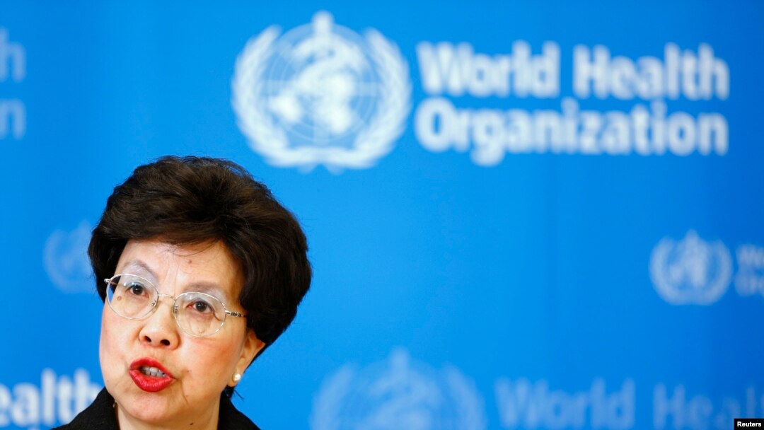 Direktur Jenderal Organisasi Kesehatan Dunia (WHO) Margaret Chan setelah rapat komite darurat mengenai Ebola selama dua hari, di Jenewa 8 Agustus 2014.